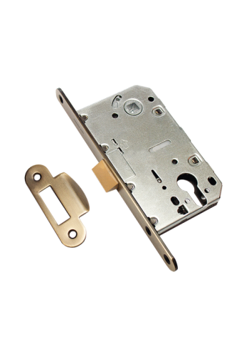 Защёлка врезная под ключевой цилиндр ADDEN BAU. KEY 418 BRONZE (цвет БРОНЗА)