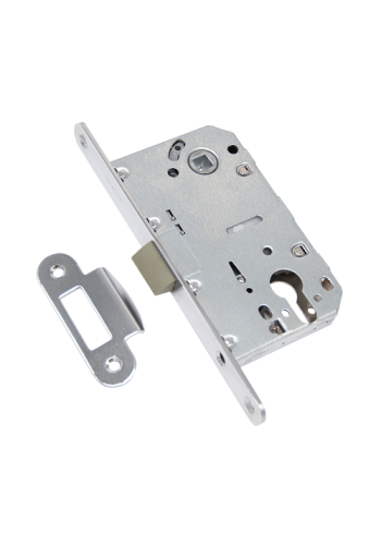 Защёлка врезная под ключевой цилиндр ADDEN BAU. KEY 418 CHROME (цвет ХРОМ БЛЕСТЯЩИЙ)
