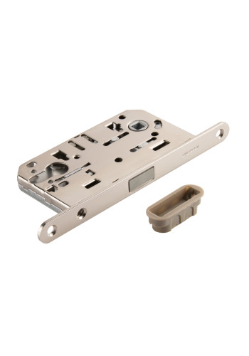 Защёлка врезная магнитная под ключевой цилиндр ADDEN BAU KEY-5085 MAG NICKEL (цвет НИКЕЛЬ)