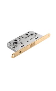 Защёлка врезная магнитная под ключевой цилиндр ADDEN BAU KEY-5085 MAG S.GOLD (цвет МАТОВОЕ ЗОЛОТО)