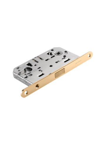Защёлка врезная магнитная под ключевой цилиндр ADDEN BAU KEY-5085 MAG S.GOLD (цвет МАТОВОЕ ЗОЛОТО)