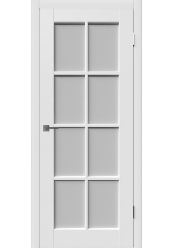 Межкомнатная дверь Porta, со стеклом, цвет Polar