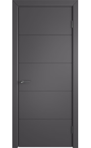 Межкомнатная дверь Trivia, цвет Graphite
